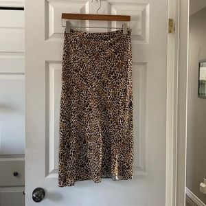 Leopard skirt